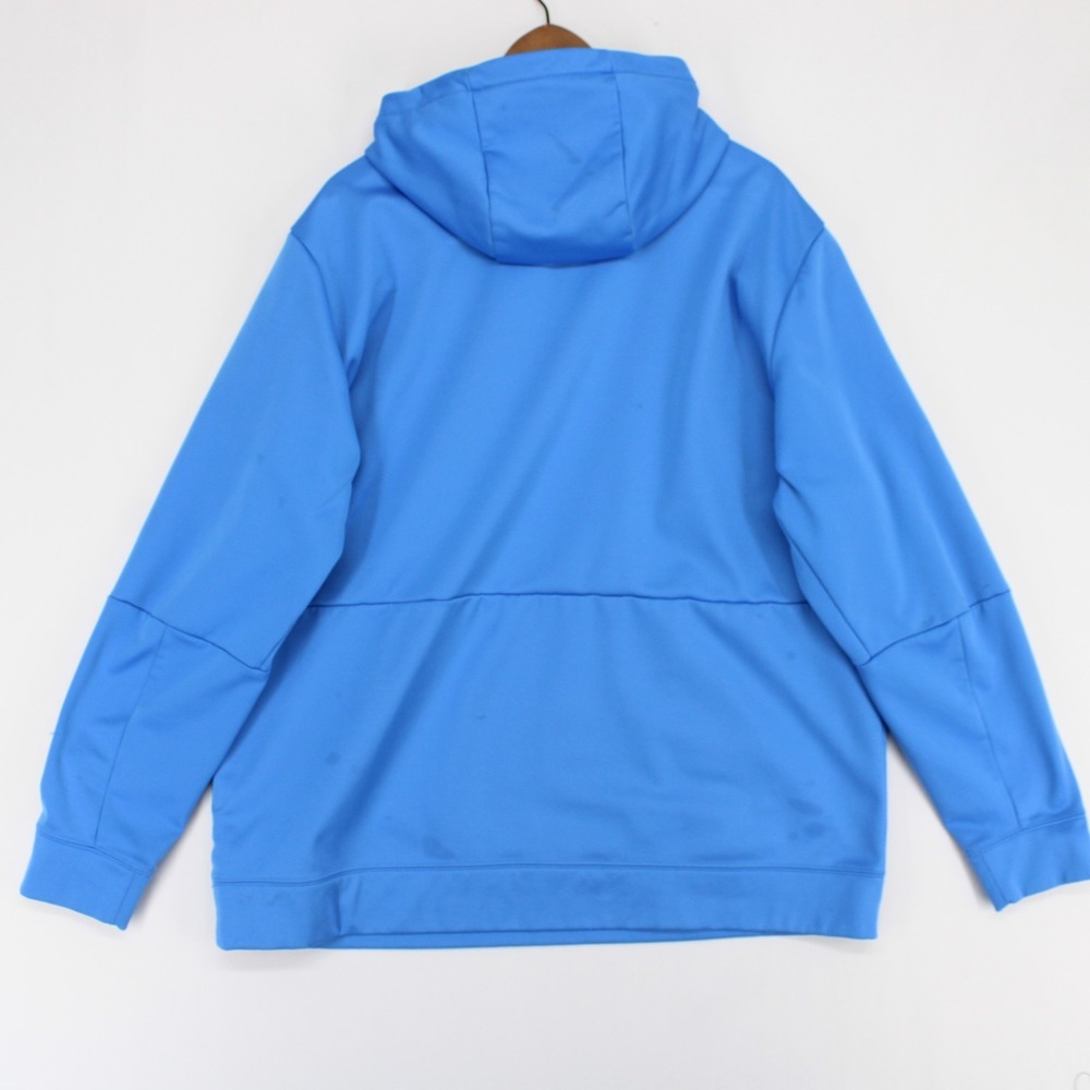Simms Hoodie Mens XL Blue Fishing Fleece Pullover Camo Lined Sleeve Logo - Picture 2 of 14